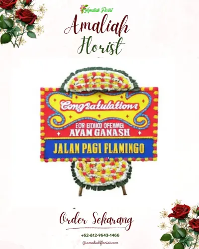 Bunga Papan Congratulation di Sumberporong